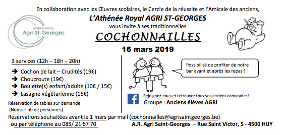 Cochonnailles le 16 mars 2019