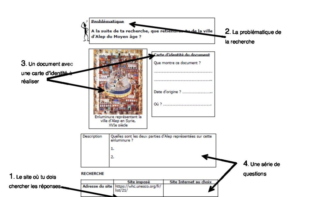 2 A B C D. Histoire. Travail 4