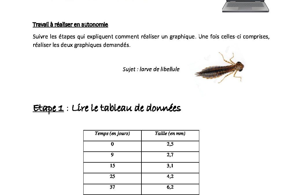 2CA.Initiation scientifique.Dossier graphiques