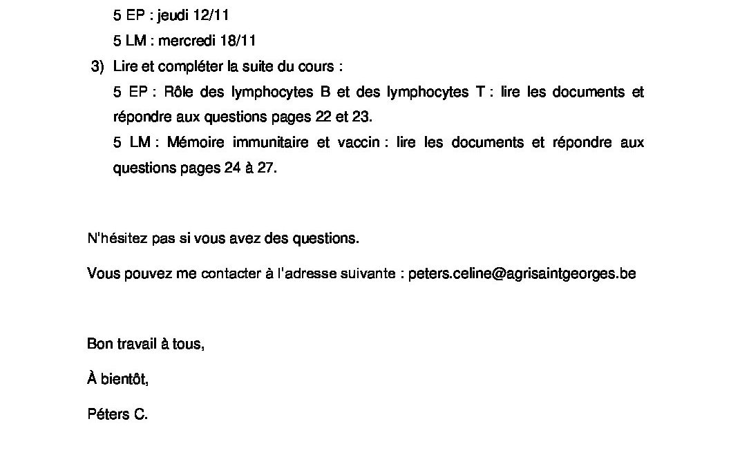 5EP.5LM.Biologie.Travail 1