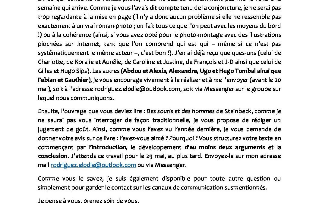 5EP1 Français Travail 2