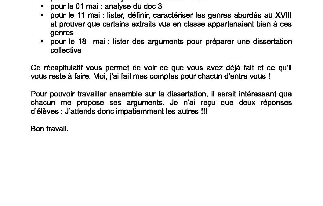 5G.français récapitulatif des travaux au 18 mai