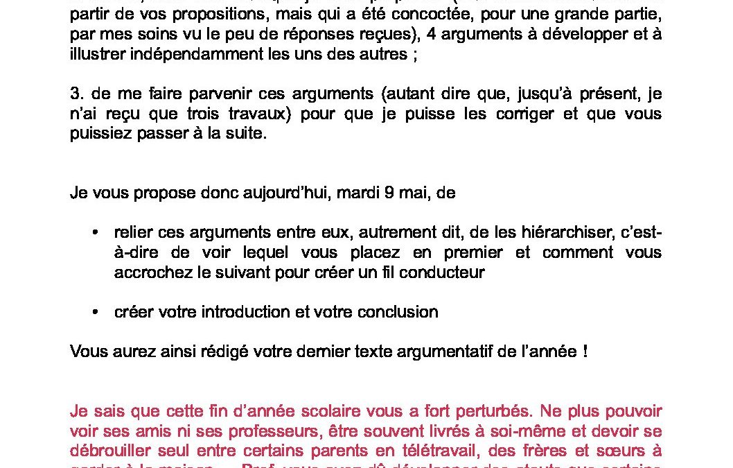 6G.français mot de clôture