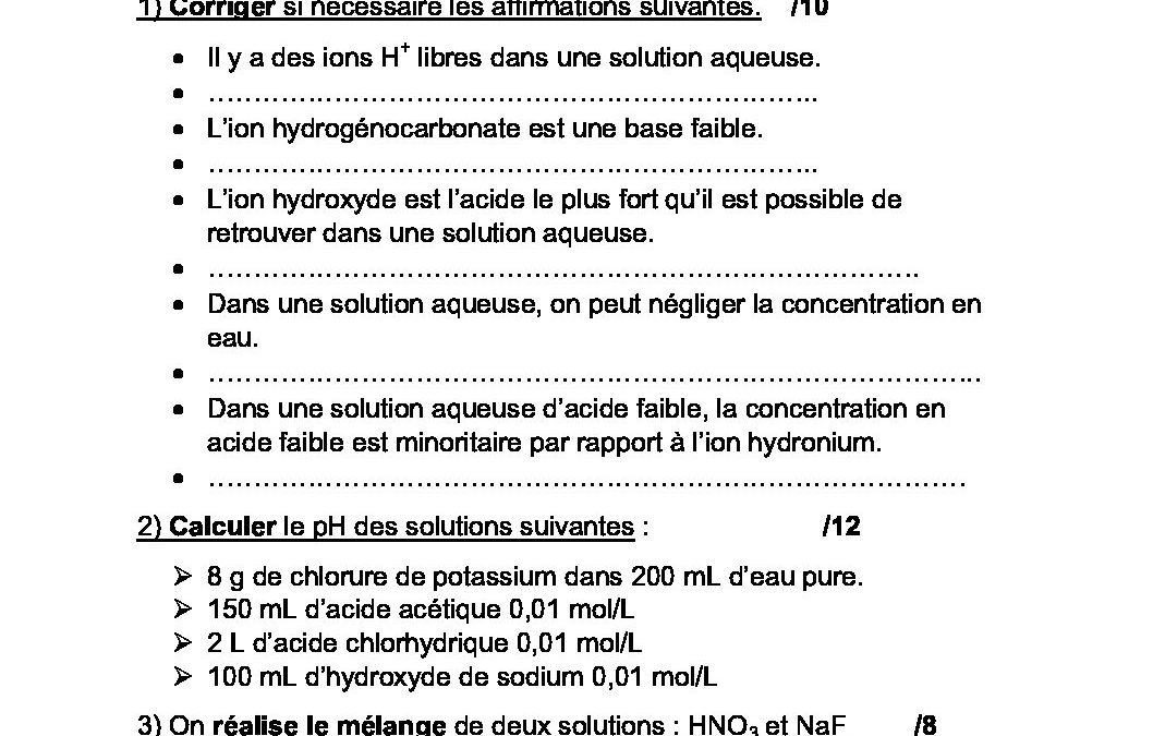 Chimie appliquée -6SA-24032020