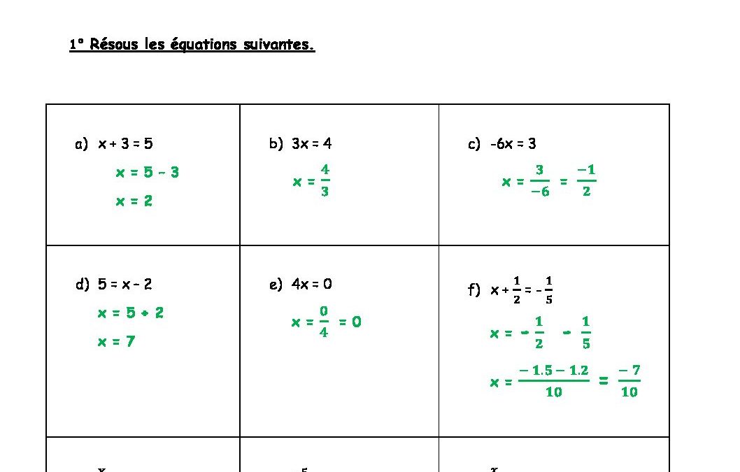 Correctif travail 2 révisions mathématiques 3G