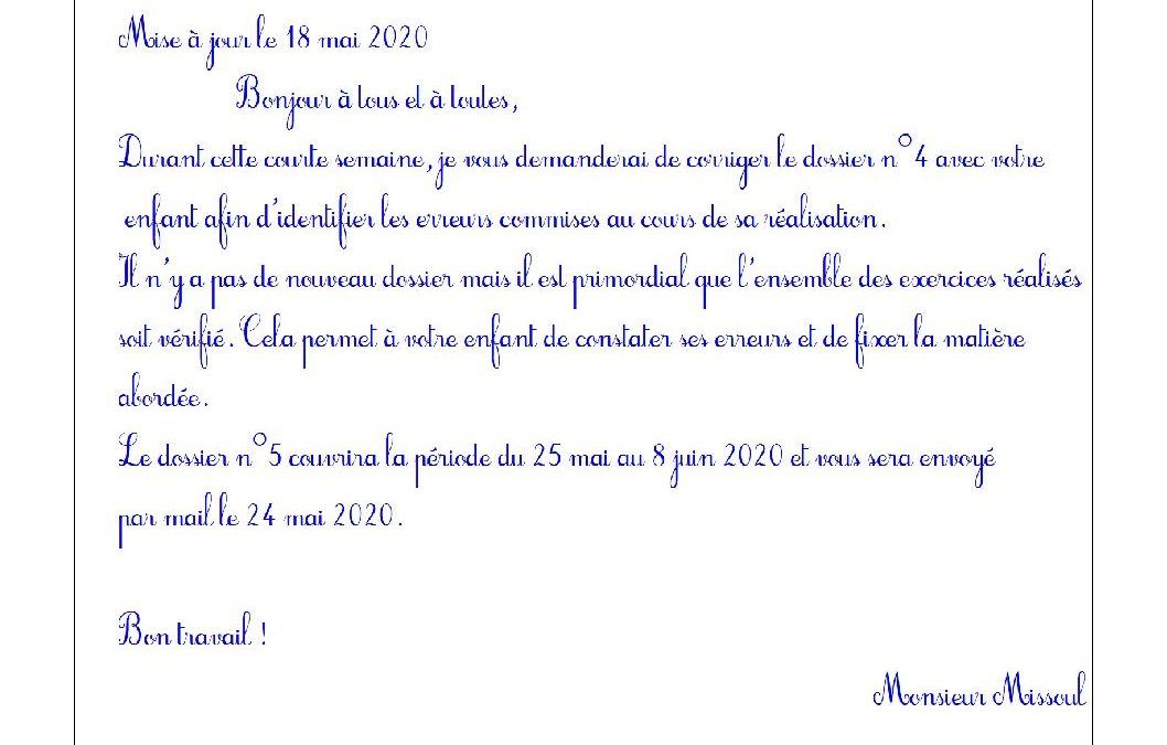 Lettre 2020 P3B M Missoul