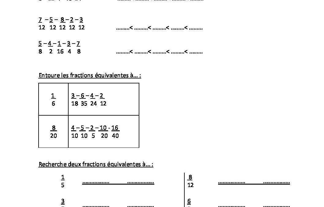 P5.fractions + correctif