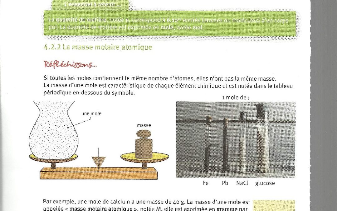 chimie mole confi