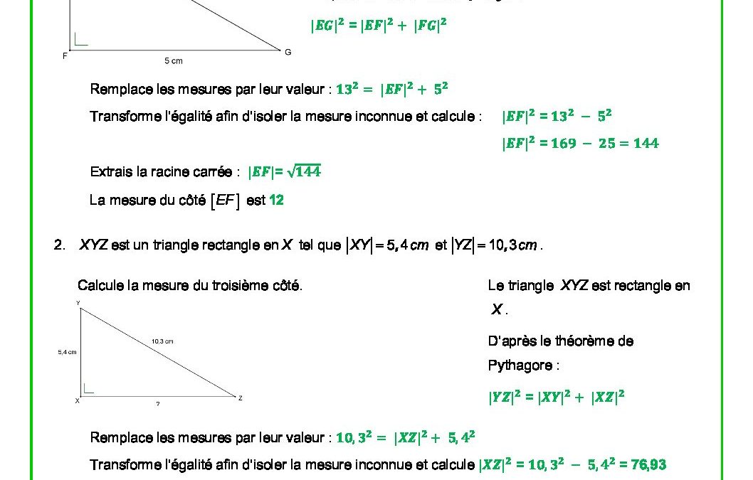 correctif des fiches de remédiation 3UAA2