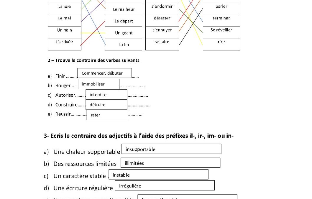 p5 + p6 – Coheur- vocabulaire – correctif